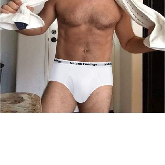NATURAL FEELINGS PAIR OF BRIEFS LARGE - Picture 2 of 7